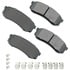 ACT606A by AKEBONO - ProACT Ultra Premium Ceramic Disc Brake Pad Kit