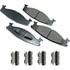Akebono ACT632 Disc Brake Pad Set ProACT Ultra Premium Ceramic Disc Brake Pad Kit