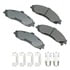 ACT731 by AKEBONO - ProACT Ultra Premium Ceramic Disc Brake Pad Kit