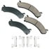 ACT784 by AKEBONO - ProACT Ultra Premium Ceramic Disc Brake Pad Kit
