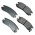 Akebono ACT814 Disc Brake Pad Set ProACT Ultra Premium Ceramic Disc Brake Pad Kit