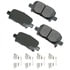 Akebono ACT865A Disc Brake Pad Set ProACT Ultra Premium Ceramic Disc Brake Pad Kit