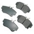 ACT841 by AKEBONO - ProACT Ultra Premium Ceramic Disc Brake Pad Kit