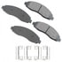ACT962 by AKEBONO - ProACT Ultra Premium Ceramic Disc Brake Pad Kit