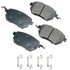Akebono ACT969A Disc Brake Pad Set ProACT Ultra Premium Ceramic Disc Brake Pad Kit