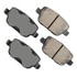 EUR1314 by AKEBONO - EURO Ultra Premium Ceramic Disc Brake Pad Kit