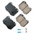 EUR1796 by AKEBONO - EURO Ultra Premium Ceramic Disc Brake Pad Kit