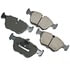 EUR725 by AKEBONO - EURO Ultra Premium Ceramic Disc Brake Pad Kit