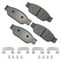 EUR805 by AKEBONO - EURO Ultra Premium Ceramic Disc Brake Pad Kit