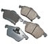 EUR819 by AKEBONO - EURO Ultra Premium Ceramic Disc Brake Pad Kit