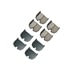 EUR983 by AKEBONO - EURO Ultra Premium Ceramic Disc Brake Pad Kit