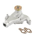 Weiand 9240 Engine Water Pump Mechanical Water Pump - Action Plus, Long, High-Volume, Aluminum, Natural