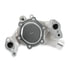 Weiand 9240 Engine Water Pump Mechanical Water Pump - Action Plus, Long, High-Volume, Aluminum, Natural
