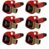 82576 by MSD - MSD Ignition Coil - Ford EcoBoost - 3.5L V6 - 3-Pin Connector - Red - 6-Pack
