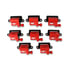 MSD 82648 Direct Ignition Coil Kit MSD Ignition Coil - GM LS Blaster Series - L-Series Truck Engine - Red - 8-Pack