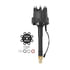 85505 by MSD - MSD Black Chevy V8 Pro-Billet Distributor w/ locked-out timing & bronze gear
