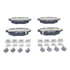 ATE Brake Products 602625 Disc Brake Pad Set ATE Original Semi-Metallic Rear Disc Brake Pad Set 602625 for Chrysler