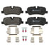 602719 by ATE BRAKE PRODUCTS - ATE Original Semi-Metallic Rear Disc Brake Pad Set 602719 for Land Rover