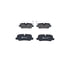 602719 by ATE BRAKE PRODUCTS - ATE Original Semi-Metallic Rear Disc Brake Pad Set 602719 for Land Rover