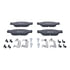602729 by ATE BRAKE PRODUCTS - ATE Original Semi-Metallic Front Disc Brake Pad Set 602729 for Ford, Jaguar