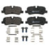 602731 by ATE BRAKE PRODUCTS - ATE Original Semi-Metallic Rear Disc Brake Pad Set 602731 for Land Rover