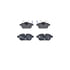 602759 by ATE BRAKE PRODUCTS - ATE Original Semi-Metallic Rear Disc Brake Pad Set 602759 for BMW
