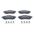 ATE Brake Products 602766 Disc Brake Pad Set ATE Original Semi-Metallic Front Disc Brake Pad Set 602766 for Chrysler, VW