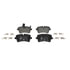 602769 by ATE BRAKE PRODUCTS - ATE Original Semi-Metallic Rear Disc Brake Pad Set 602769 for Audi