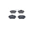 602780 by ATE BRAKE PRODUCTS - ATE Original Semi-Metallic Rear Disc Brake Pad Set 602780 for Mercedes-Benz