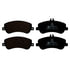 603852 by ATE BRAKE PRODUCTS - ATE Original Semi-Metallic Front Disc Brake Pad Set 603852 for Mercedes-Benz