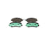 603852 by ATE BRAKE PRODUCTS - ATE Original Semi-Metallic Front Disc Brake Pad Set 603852 for Mercedes-Benz