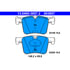 603857 by ATE BRAKE PRODUCTS - ATE Original Semi-Metallic Front Disc Brake Pad Set 603857 for BMW
