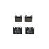 604028 by ATE BRAKE PRODUCTS - ATE Original Semi-Metallic Front Disc Brake Pad Set 604028 for Volkswagen