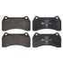 604841 by ATE BRAKE PRODUCTS - ATE Original Semi-Metallic Front Disc Brake Pad Set 604841 for Jaguar
