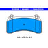 604841 by ATE BRAKE PRODUCTS - ATE Original Semi-Metallic Front Disc Brake Pad Set 604841 for Jaguar