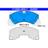 604852 by ATE BRAKE PRODUCTS - ATE Semi-Metallic Front Disc Brake Pad Set 604852 for Porsche, Volkswagen