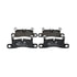 604872 by ATE BRAKE PRODUCTS - ATE Semi-Metallic Rear Disc Brake Pad Set 604872 for Porsche, Volkswagen