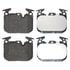 ATE Brake Products 604875 Disc Brake Pad Set ATE Original Semi-Metallic Front Disc Brake Pad Set 604875 for BMW