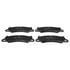 604886 by ATE BRAKE PRODUCTS - ATE Original Semi-Metallic Front Disc Brake Pad Set 604886 for Porsche