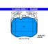 604896 by ATE BRAKE PRODUCTS - ATE Original Semi-Metallic Front Disc Brake Pad Set 604896 for BMW