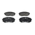 605600 by ATE BRAKE PRODUCTS - ATE Original Semi-Metallic Front Disc Brake Pad Set 605600 for Hyundai, Kia