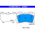 ATE Brake Products 605607 Disc Brake Pad Set ATE Original Semi-Metallic Front Disc Brake Pad Set 605607 for Lexus