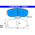 605609 by ATE BRAKE PRODUCTS - ATE Original Semi-Metallic Front Disc Brake Pad Set 605609 for Suzuki