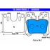 605608 by ATE BRAKE PRODUCTS - ATE Original Semi-Metallic Rear Disc Brake Pad Set 605608 for Lexus