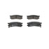 605625 by ATE BRAKE PRODUCTS - ATE Original Semi-Metallic Rear Disc Brake Pad Set 605625 for Mazda
