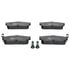 605626 by ATE BRAKE PRODUCTS - ATE Original Semi-Metallic Rear Disc Brake Pad Set 605626 for INFINITI, Nissan