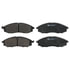 605632 by ATE BRAKE PRODUCTS - ATE Original Semi-Metallic Front Disc Brake Pad Set 605632 for Nissan