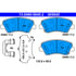 605645 by ATE BRAKE PRODUCTS - ATE Original Semi-Metallic Front Disc Brake Pad Set 605645 for Hyundai, Kia