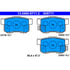 605711 by ATE BRAKE PRODUCTS - ATE Semi-Metallic Rear Disc Brake Pad Set 605711 for Acura, Honda, Isuzu