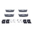 ATE Brake Products 605732 Disc Brake Pad Set ATE Original Semi-Metallic Rear Disc Brake Pad Set 605732 for Mazda